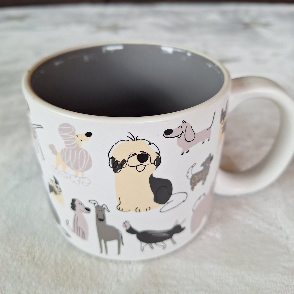 16 oz Dog Modern Ceramic Coffee Mug Cup by Modern Modern